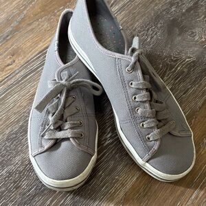 Keds Women's Taupe Canvas Sneakers 7